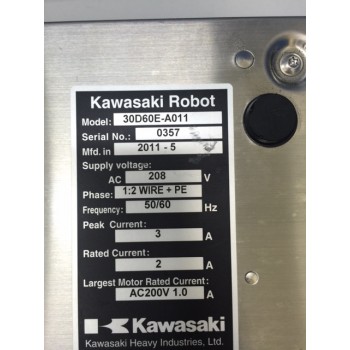 Kawasaki 30D60E-A011 Robot Controller